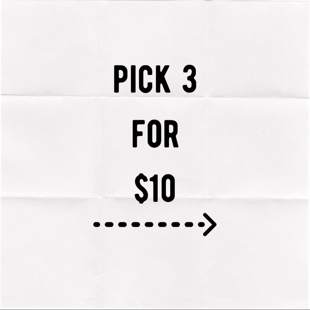 MOVING SALE! Pick 3 items for $10! All items with 🐝 are 3 for 10!